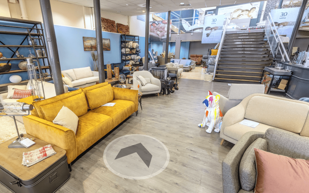 Visite virtuelle à 360° de showroom sur Google Street View