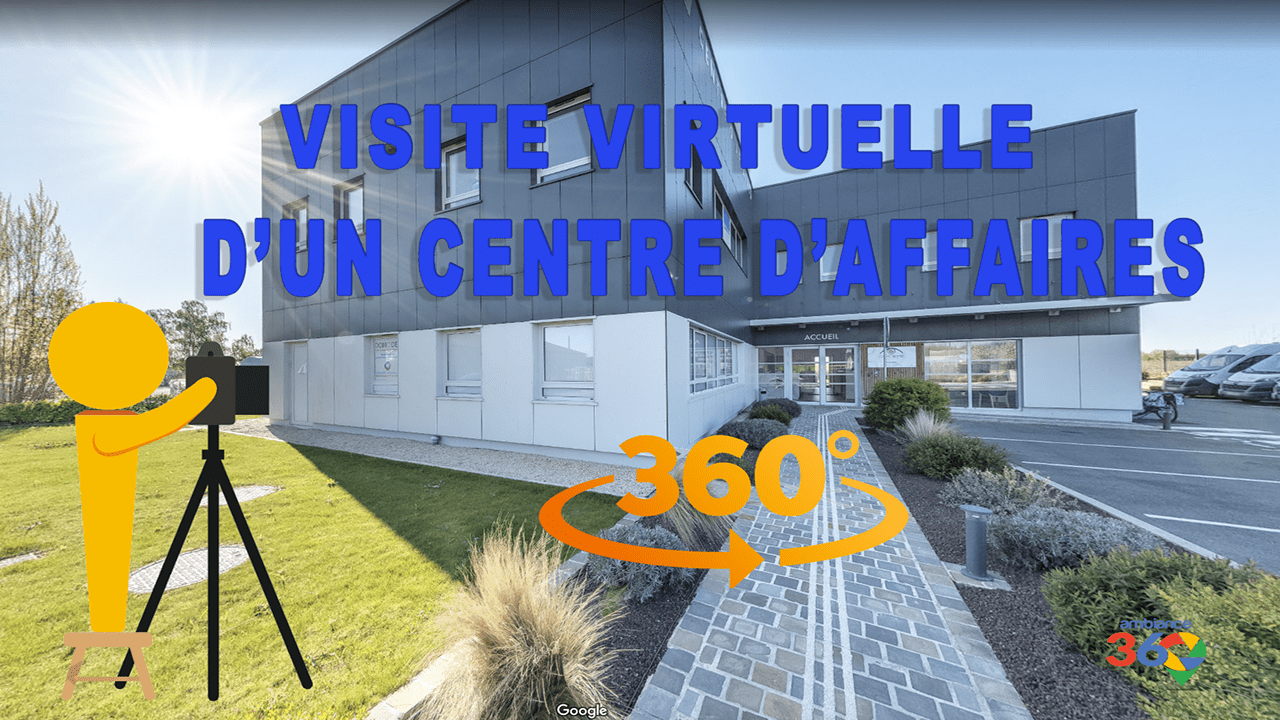 visite virtuelle google dans un centre d’affaires qui loue des bureaux, des salles de séminaires et des espaces de coworking